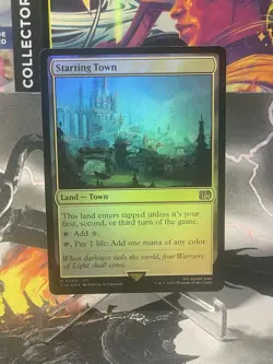 Starting Town Land Magic the Gathering Card Final Fantasy MTG Foil - Image 1