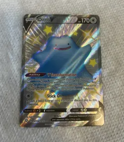 Pokemon Ditto V Shiny Holo Rare Shining Fates: Shiny Vault 170 HP SV118/SV122 - Image 1