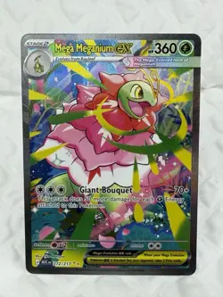 Pokemon Mega Meganium EX SIR 272/217 Ascended Heroes English Mint Condition TCG - Image 1