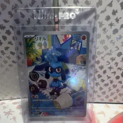 Pokemon Riolu 086/078 Scarlet Ex Art Rare Full Art 70 HP Basic Japanese - Image 1