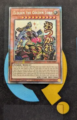 RA05-EN097 Eldlich the Golden Lord Variant Art Starlight Rare 1st Ed YuGiOh - Image 1