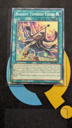 RA05-EN075 Radiant Typhoon Vision Collector's Rare 1st Ed YuGiOh - Image 1