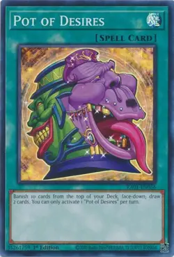 Pot of Desires - Playset 3 Cards - RA01-EN056 - Super Rare - Yugioh - Image 2