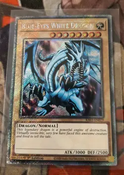 Blue-Eyes White Dragon (Platinum Secret Rare) RA03-EN079 Yu-Gi-Oh! TCG - Image 1