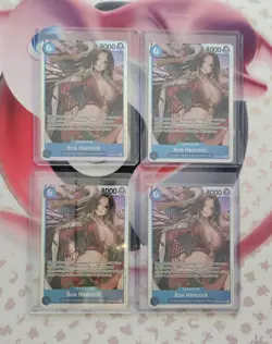x4 Boa Hancock - OP07-051 - SR Foil Rare- One Piece TCG PLAYSET - Image 1