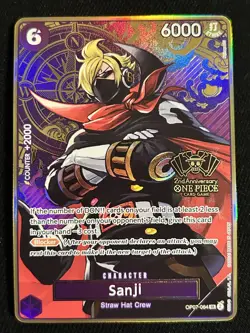 Sanji Japanese 2nd Anniversary Set English Promo One Piece NM - Image 1