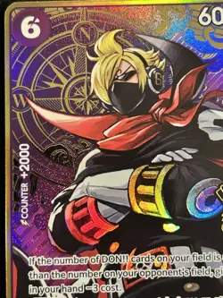 Sanji Japanese 2nd Anniversary Set English Promo One Piece NM - Image 2