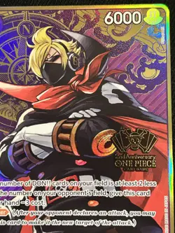 Sanji Japanese 2nd Anniversary Set English Promo One Piece NM - Image 5