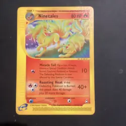 Pokemon Aquapolis Rare Non Holo Card Ninetales 25/147 NM - Image 1