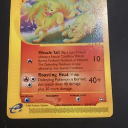 Pokemon Aquapolis Rare Non Holo Card Ninetales 25/147 NM - Image 3