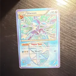 Glaceon Team Plasma Holo Rare Pokemon Card Plasma Freeze 23/116 90 HP Stage 1 - Image 1