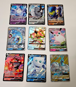 Pokemon TCG Cards 9 Mixed Lot Holo Ultra Rare Foil - Image 1