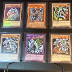 Yu-Gi-Oh! Blue-Eyes White Dragon 6 card lot! Iconic Holo & limited edition 🔥 - Image 1