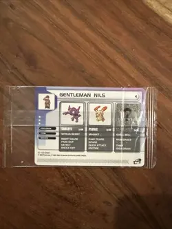 Gentleman Nils Pokemon 2003 Promo NEW SEALED CARD - Image 1