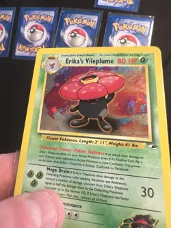 Erika Pokemon Card Collection Lot Vintage Wotc Gym Holos Grass More - Image 5