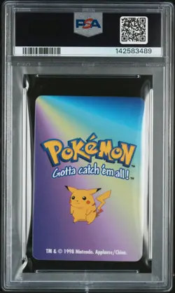 1998 KFC POKEMON CARD GAME #25 PIKACHU PSA 10 - Image 2