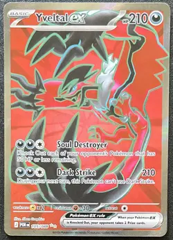 Pokemon Perfect Order YVELTAL EX Full Art CARD 105/088 Ultra Rare! - Image 1