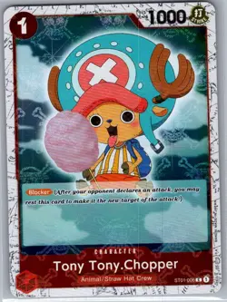 Tony Tony.Chopper (Jolly Roger Foil) ST01-006 English PRB01 One Piece Card - NM - Image 1