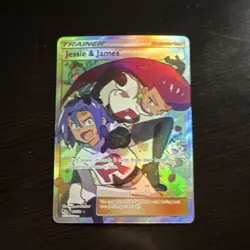 Pokemon Jessie & James 68/68 Hidden Fates Ultra Rare Full Art Holo Trainer Card - Image 1