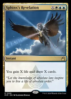 MTG SPHINX's REVELATION EXC - RIVELAZIONE DELLA SFINGE 228 - RVR - MAGIC - Image 1