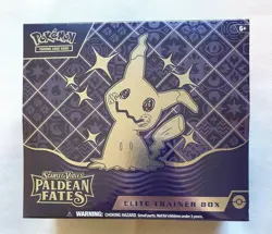 Paldean Fates Elite Trainer Box ETB Pokemon Card | SEALED *Tear in Seal* (1) - Image 1