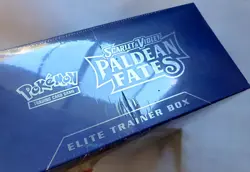 Paldean Fates Elite Trainer Box ETB Pokemon Card | SEALED *Tear in Seal* (1) - Image 5