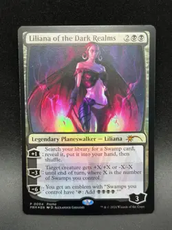 MTG Liliana of the Dark Realms M Media and Collaboration Promos #2024-8 FOIL - Image 1
