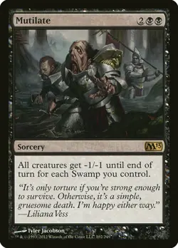 Mutilation - Mutilate - Magic Mtg - Exc - Image 1