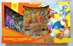 Reshiram & Charizard GX Premium Collection Box Pokemon Card | SEALED - Image 1