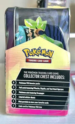 Pokemon Surging Sparks Stellar Crown Fall 2024 Collector Chest Tin New Sealed - Image 3