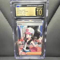 Pokemon Hilda 164/086 Sv: White Flare Ultra Rare Holo Trainer CGC Pristine 10 - Image 1