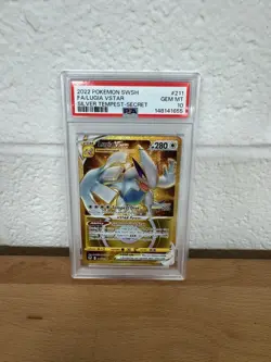 PSA 10 Gem Mint LUGIA VSTAR 211/195 FULL ART SECRET SILVER TEMPEST POKEMON - Image 1