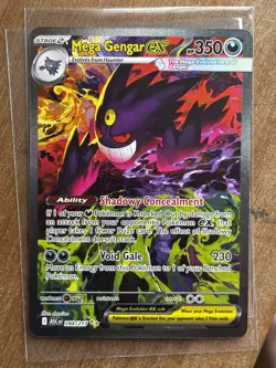 Mega Gengar EX SIR 284/217 Ascended Heroes Near Mint Fresh Pull Pokemon Card 🔥 - Image 1
