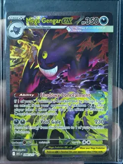 Mega Gengar EX SIR 284/217 Ascended Heroes Near Mint Fresh Pull Pokemon Card 🔥 - Image 3