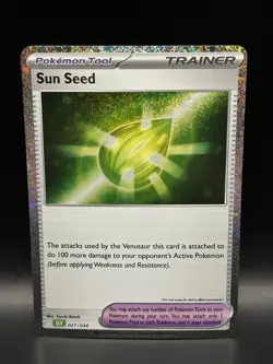 Sun Seed 027/034 - Pokemon Classic Collection Card - NM - Image 1