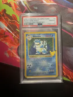 2021 POKEMON CELEBRATIONS CLASSIC COLLECTION #2 BLASTOISE-HOLO PSA 10 - Image 1