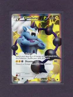 Thundurus Full Art 97/98 BW: Emerging Powers Holo Pokemon - Image 1