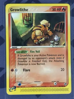 Pokemon TCG - Growlithe 65/100 Regular - Near Mint/LP - Sandstorm 03 - SEE DESC. - Image 1