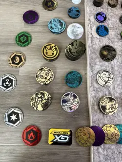 Pokemon TCG Massive Assorted Lot Of Pokemon Coins🔥 Various Sets Totaling 190🤩 - Image 4