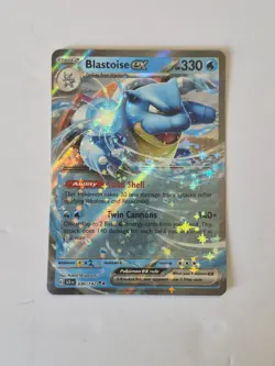 Blastoise ex 30/142 Double Rare Stellar Crown Pokemon Holo Near Mint - Image 1