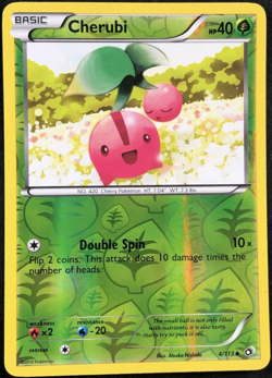 Pokemon - Cherubi - Legendary Treasures - 4/113 - Reverse Holo - NM/M - New - Image 1