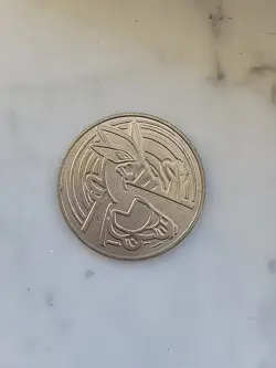 Vintage Pokemon Lugia Collectible Token Coin Nintendo/CR/GF - Image 1
