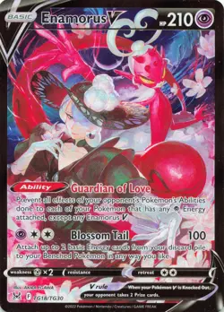 Enamorus V TG18/TG30 Holo V Rare Lost Origin Trainer Gallery Pokemon Near Mint - Image 1