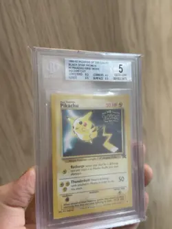 SQUARE CUT ERROR First Movie WB Promo 4 Black Star WOTC Pokemon Card 1999 BGS 5 - Image 4