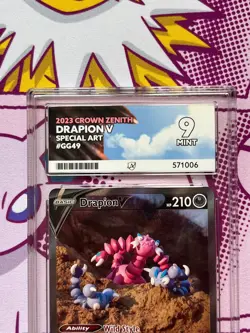 Pokemon TCG - Drapion V GG49/GG70 - Crown Zenith - Graded - ACE 9 - Image 2