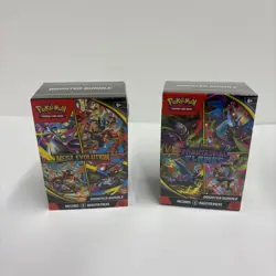 Pokemon TCG 1 Mega Evolutions & 1 Phantasmal Flames Booster Bundle Lot Of 2 New - Image 1