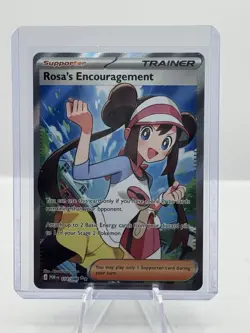 2025 Pokemon POR EN Perfect Order #114 Rosa's Encouragement Full Art Ultra Rare - Image 1