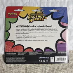 Pokemon TCG Ascended Heroes Larry's Komala Blister 1 Foil, 1 Coin, 2 Booster NEW - Image 5