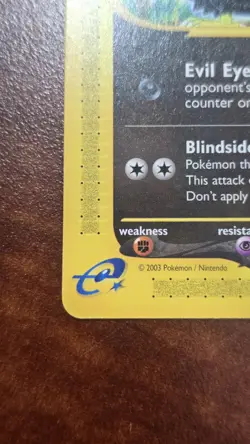 Murkrow 79/144 Non-Holo Pokemon Skyridge - Image 4