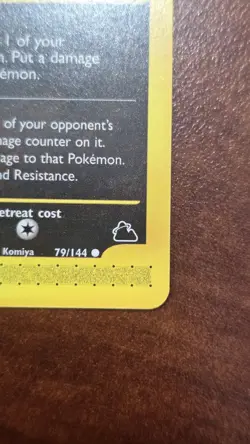 Murkrow 79/144 Non-Holo Pokemon Skyridge - Image 5